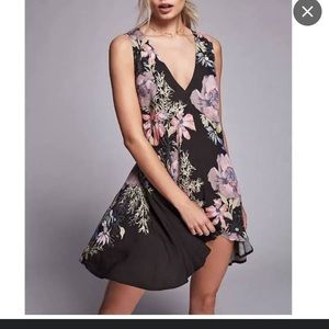 Free people floral tank dress